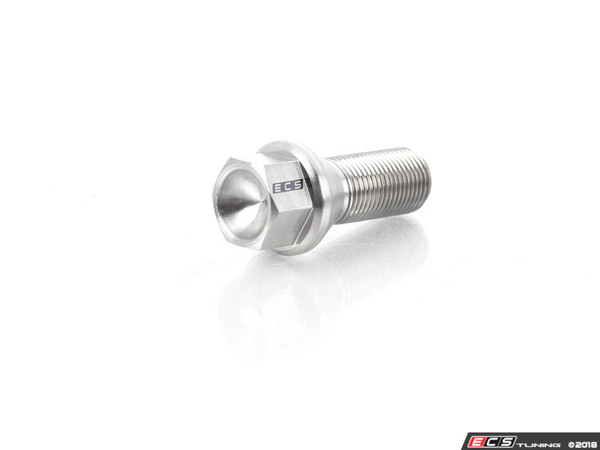 Titanium Conical Seat Wheel Bolt - 14x1.25x27mm - Priced Each