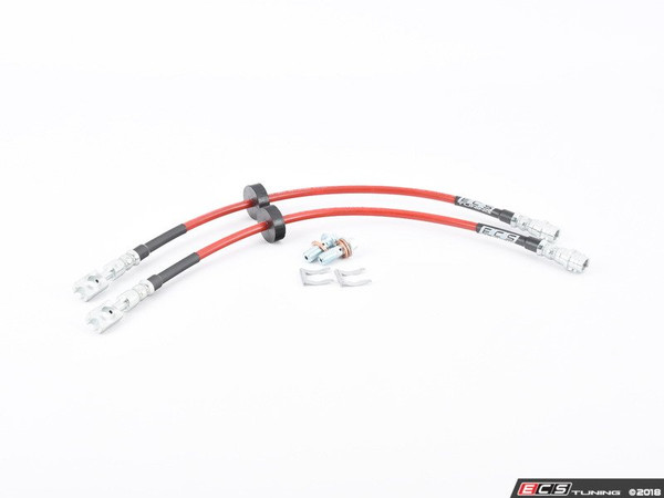Exact-Fit Stainless Steel Brake Lines - Front | ES3521866