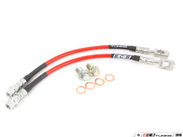 Rear Exact-Fit Stainless Steel Brake Lines | ES3449512