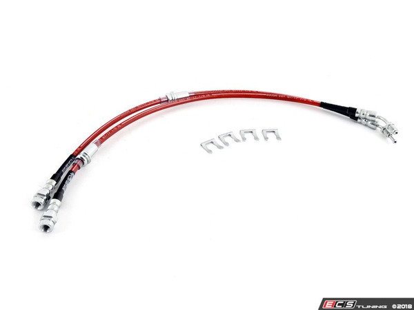 Exact-Fit Stainless Steel Brake Lines - Front | ES3553015