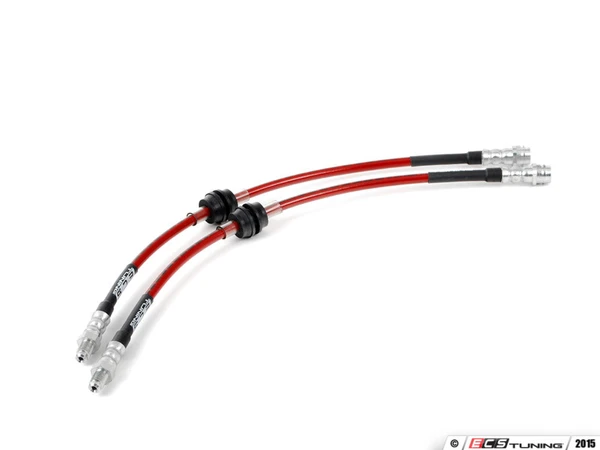 Exact-Fit Stainless Steel Brake Lines - Front | ES3557353