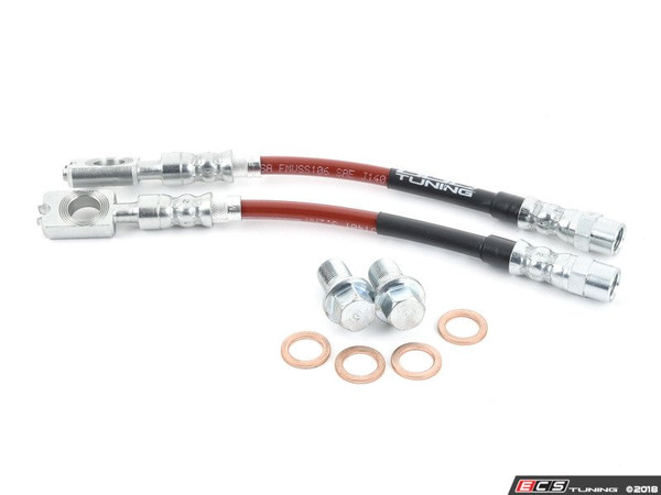 Exact-Fit Stainless Steel Brake Lines - Rear | ES3551744
