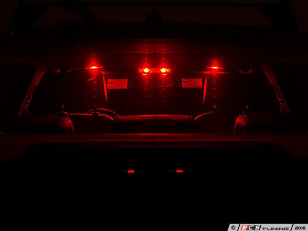 LED Vanity Mirror Lighting Kit - Red
