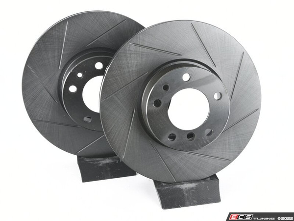 Front V5 Slotted Brake Rotors - Set (324x30)