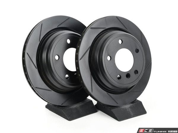 Rear V5 Slotted Brake Rotors - Set (298x20)