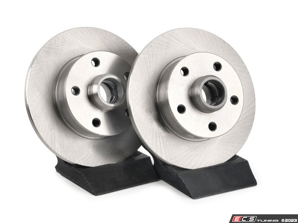 Rear V5 Plain (Uncoated) Brake Rotors - Set (226x10)