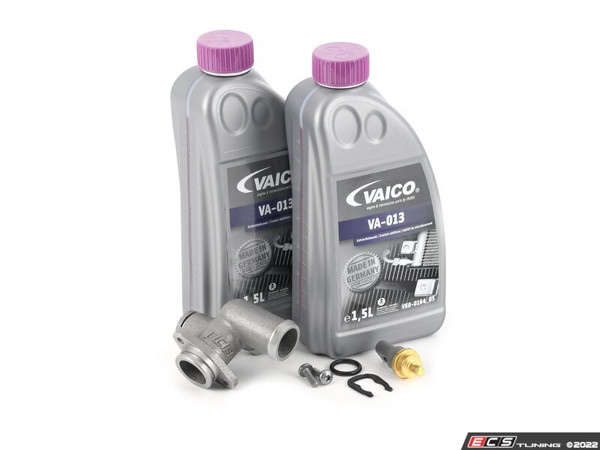Audi B7 2.0T Cast Coolant Flange Replacement Kit - With Coolant
