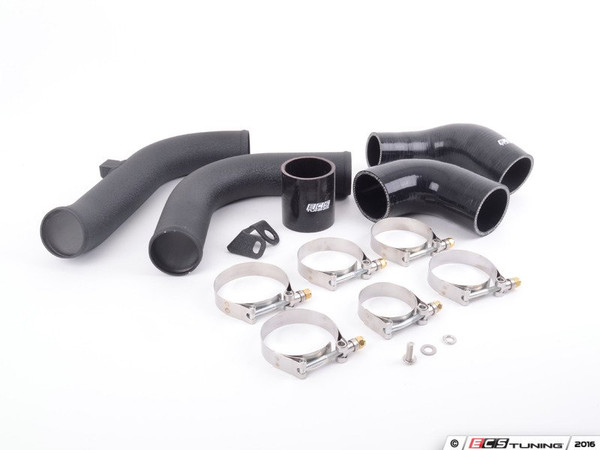 MK8 GTI Intercooler Charge Pipe Kit - Wrinkle Black