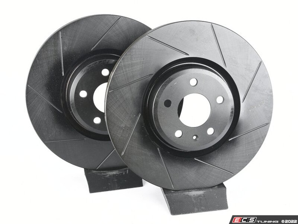 Front V5 Slotted Brake Rotors - Set (350x34)