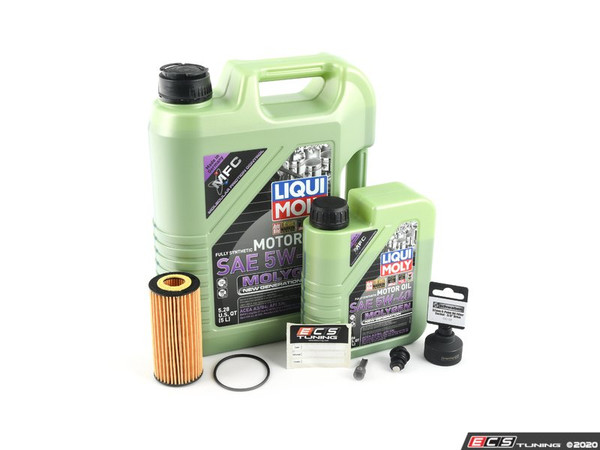 Liqui Moly MolyGen - Oil Service Kit (5w-40) - With Magnetic Drain Plug & Service Tools