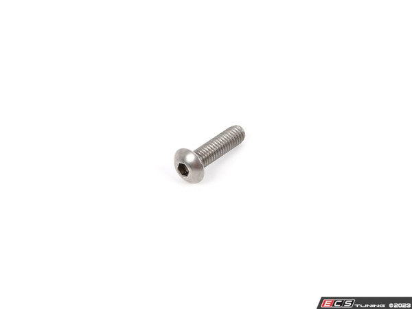 Button Head Hex Drive Screw 18-8 Stainless Steel, M4 X 0.7 Thread Size, 15mm Long