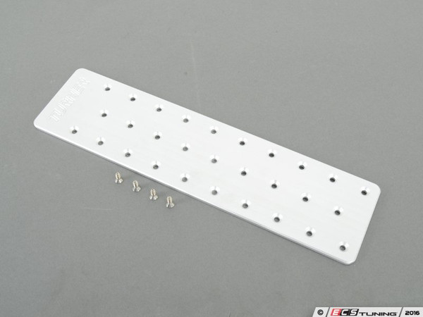E30 Silver Anodize Footrest (Dead Pedal)