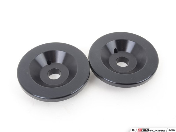 Upper Spring Perch Adapters - Square Seat (Pair) - For Stock E46 M3 Springs with Turner Race Camber Plates