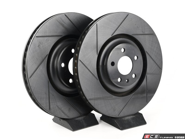 Front V5 Slotted Brake Rotors - Set (380x36)