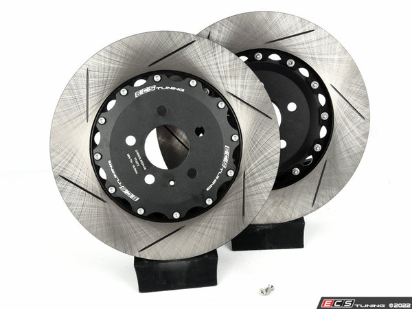 C7 S6/S7 Rear Slotted Brake Rotors - Pair (356x22)