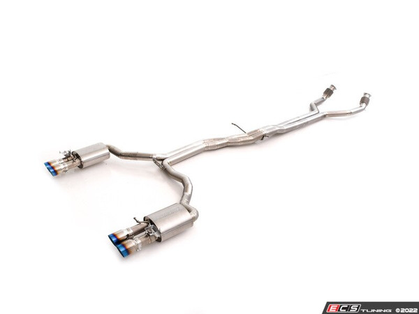 C7 S6/S7 Cat Back Valved Exhaust - Titanium