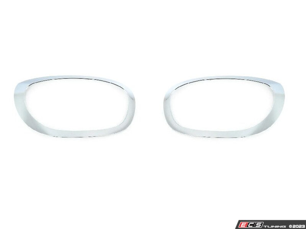 F60 Chrome Headlight Ring - Right And Left