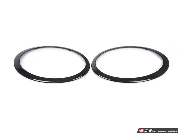 Headlight Trim Rings Black Line - Set F54 MINI Clubman