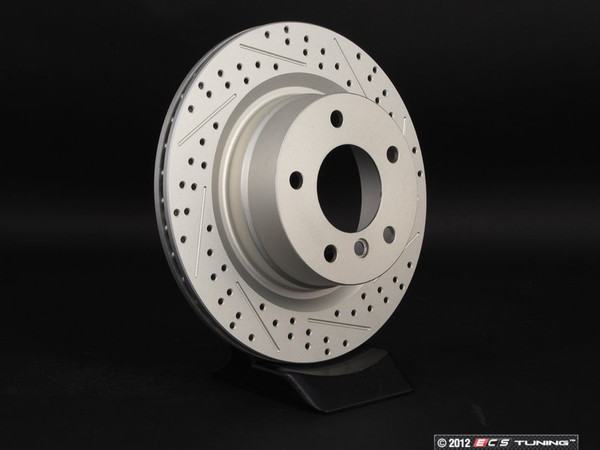 Cross Drilled And Slotted Brake Rotor - Left (300x20)