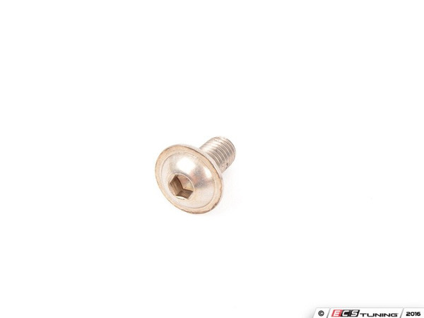M8 x 1.25mm 16mm long stainless steel button head flange screw