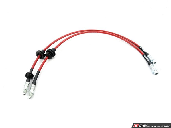 Exact-Fit Stainless Steel Brake Lines - Front - ES4390738