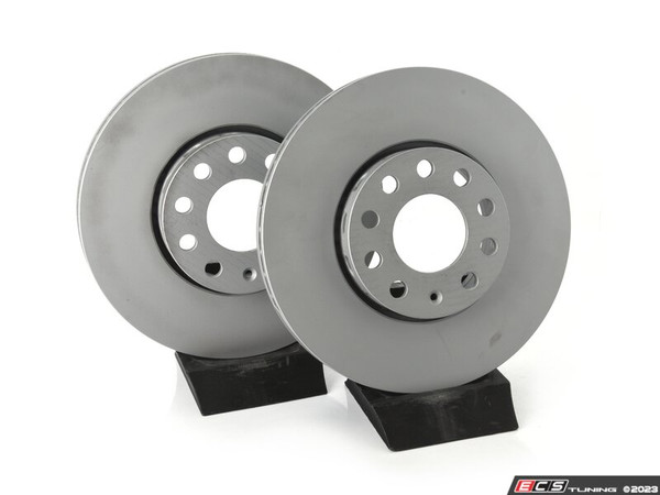 Front V5 Plain Brake Rotors - Set (288x25) - ES4668387