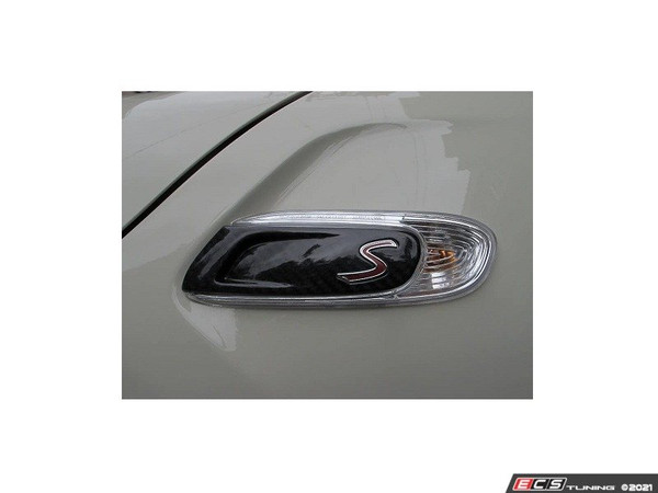 Side Turn Signal Scuttles "S" Carbon Fiber Covers - ES4440469