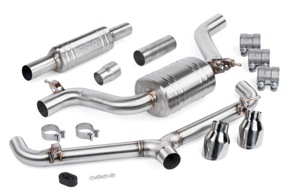 APR Exhaust - Catback System w/ Front Muffler - Mk7 GTI TCR | CBK0039