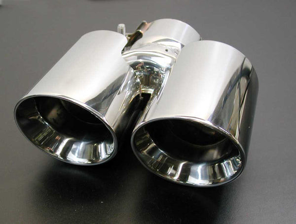 Racing Dynamics Twin Tailpipe Tip - Porsche Boxster, Boxster S / Cayman, Cayman S | 987.08.00.372