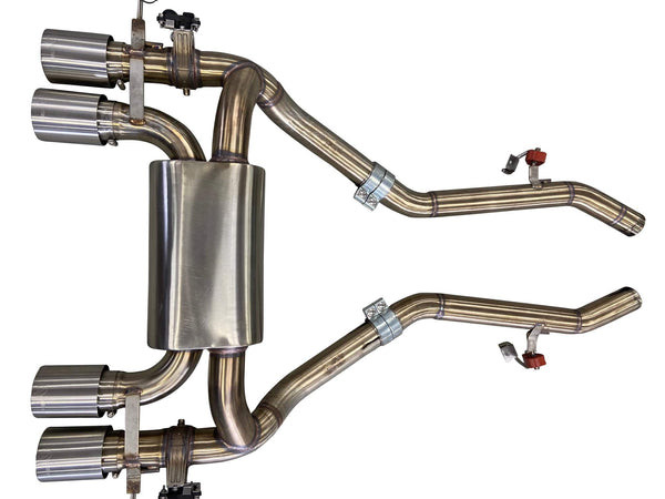 Active Autowerke Valved Rear Exhaust w/ 100mm tips - 2021+ G8x M3 / M4 | 11-086