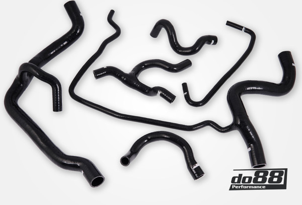 do88 SAAB 9-5 2.0T Turbo4 / Turbo4 BioPower 2010-2011 Coolant hoses Black - do88-kit217S