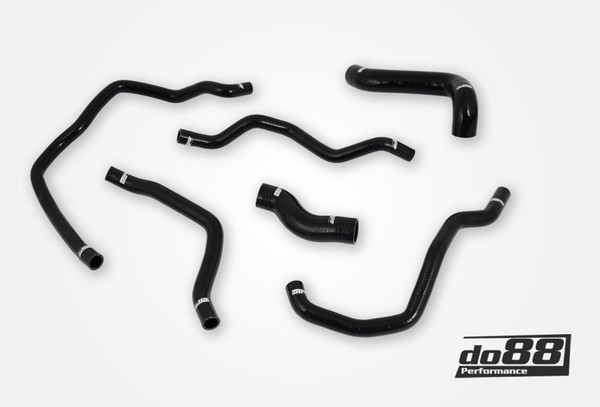 do88 BMW 320 323 325 328 330 E46 Coolant hoses Black - do88-kit219S