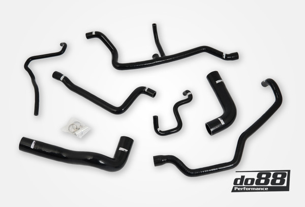 do88 BMW 525i 525ix E34 Coolant hoses Black - do88-kit221S