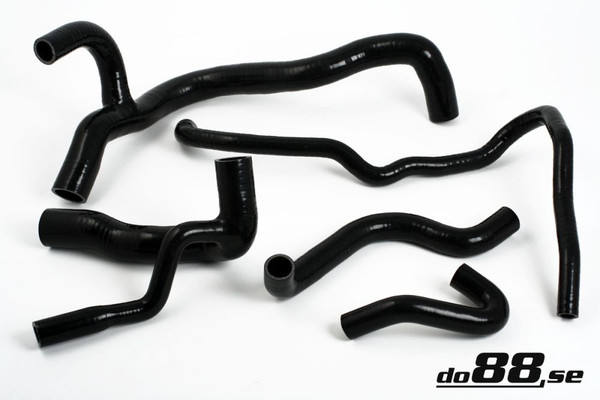 do88 Audi Quattro 20v Radiator hoses Black - do88-kit67S