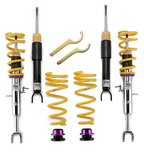 KW Coilover Kit V1 Audi A4 (8D/B5) Sedan + Avant; FWD; all enginesVIN# up to 8D*X199999