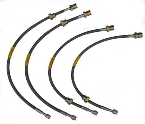 Steel Braided Brake Line Kit