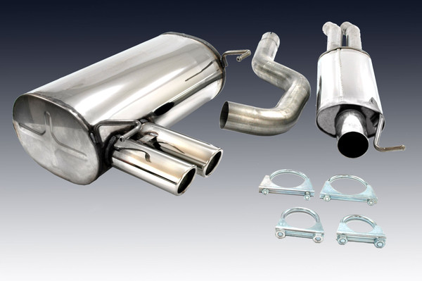Mototec Touring Edition Exhaust Kit -325i & 330i Coupe - Modifications maybe required to connect exhaust to North American models