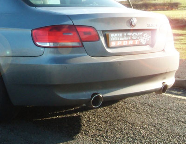 Milltek Secondary Cat Back Exhaust Kit - Dual 100mm Jet Tips -  E92 335i Coupe