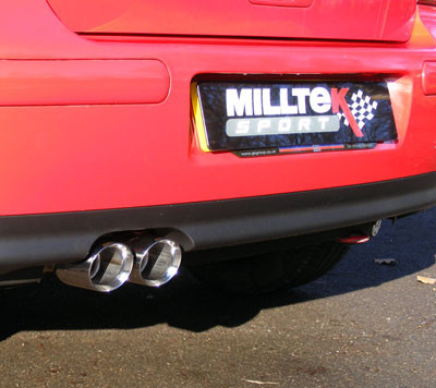 Milltek Non Resonated Cat Back Exhaust - MK4 Golf GTI 1.8T / 1.9 TDI