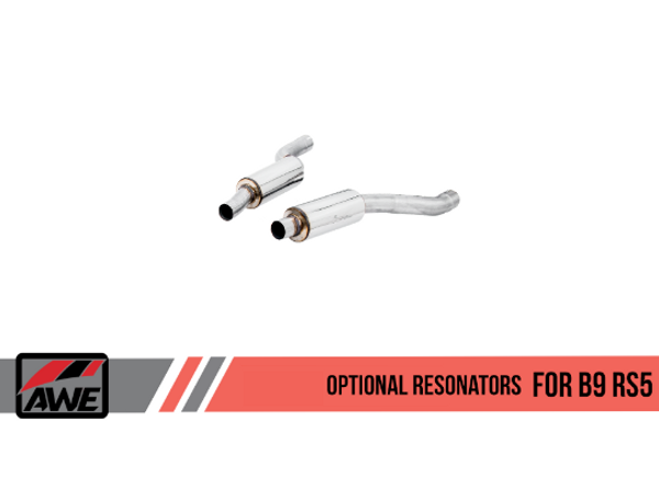 AWE Resonator Conversion Kit for B9 RS 5 Performance Catalysts