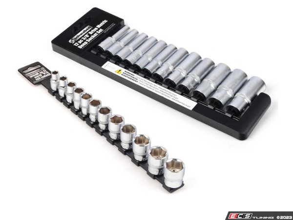 24 Pc. 3/8" Drive 6 Point Metric Socket Set - Deep And Standard | ES4779925