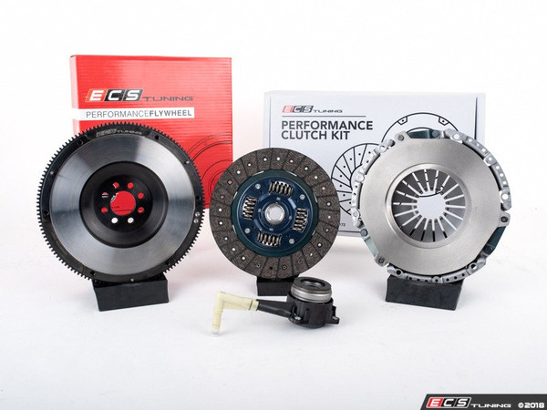 ECS Tuning Stage 2 Performance Clutch Kit with Street Weight Forged Steel Flywheel (25.45lbs) | ES4818044