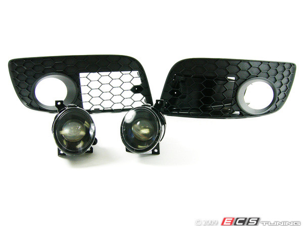 Projector Fog Light Conversion Kit - With Open Honeycomb Grilles | ES252719