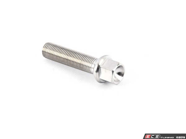 Titanium Ball Seat Wheel Bolt - 14x1.5x55mm - Priced Each