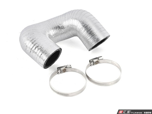 ECS Aluminized Silicone Water Pump Hose - with clamps