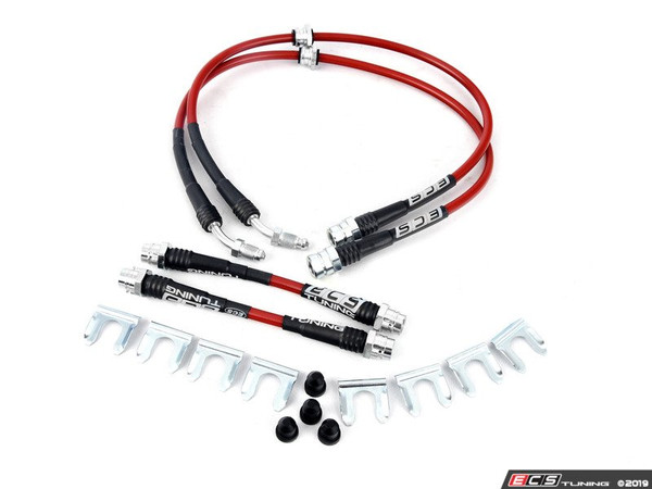 Front & Mid Stainless Steel Brake Lines - Kit