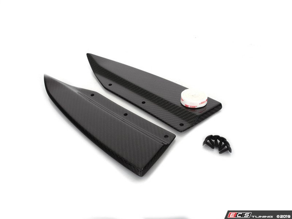 Audi B8.5 S4 / A4 S-Line Carbon Fiber Rear Bumper Side Splitters