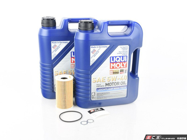 2003-2006 Porsche Cayenne S & Turbo Oil Change Kit - 5w-40 Liqui Moly Leichtlauf High Tech