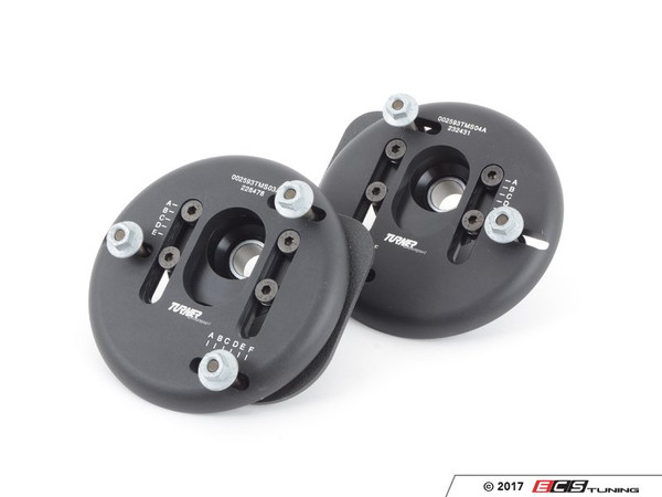 Turner Motorsport Front Adjustable Camber/Caster Plates - Street polyurethane bushings | ES3085610