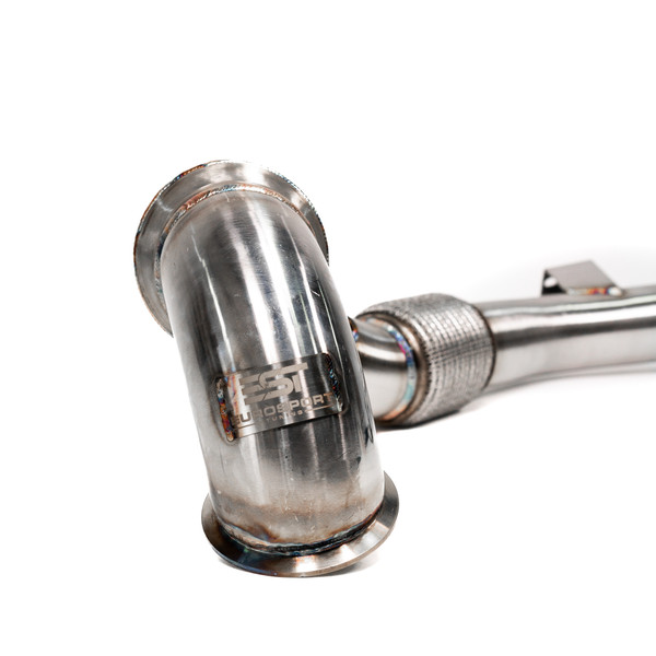 EST High Flow Catted Downpipe - VW MK7 GTI 2.0T / Golf 1.8T / A3 1.8T FWD